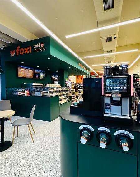 Foxi cafe & market — koncept
